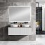 Mueble de baño Bari duo 2 cajones suspendido sobre encimera de Visobath